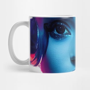 Cyberpunk woman Mug